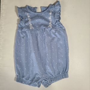 Light blue baby romper